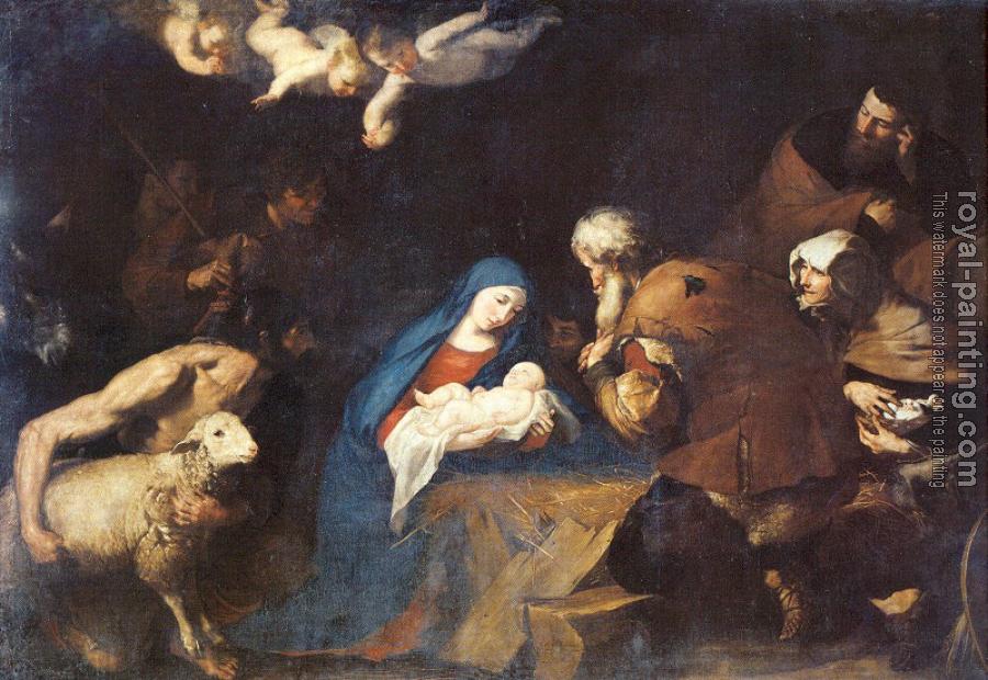 Jusepe De Ribera : Adoration of the Shepherds
